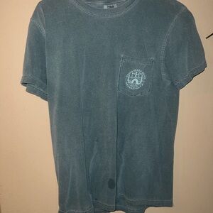 Slate green Graphic Pocket Tee